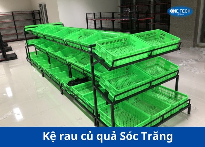 Kệ rau củ quả Sóc Trăng mang lại nhiều lợi ích 